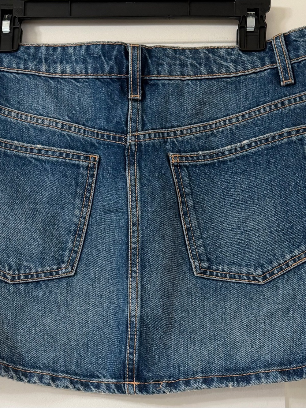 Zara Blue Denim Mini Skirt - Casual Five-Pocket Style - Picture 2 of 6